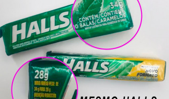 O curioso caso do preço do Halls