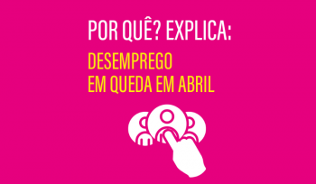 Desemprego em queda em abril | Infográfico