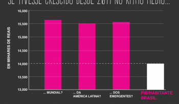 Qual seria o PIB por habitante do Brasil se...