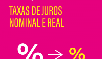 Taxa de juros nominal e real | Infográfico